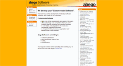 Desktop Screenshot of abego-software.de